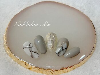 アズ(A's)/大理石ネイル