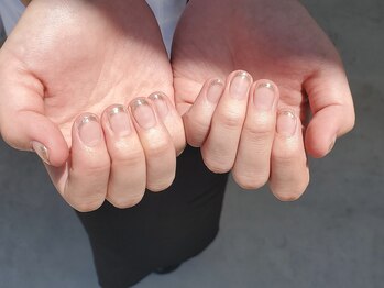 クロシェ ネイル(cloche.nail)/ミラーフレンチ