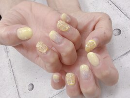 レモンデザインネイル