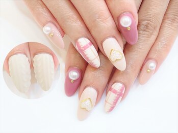 ネイルコレクション ピンク(Nail Collection Pink)/ジェル定額￥7990～9990☆ニット