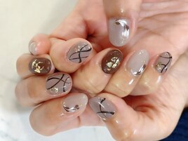 大人バレンタインネイル♪