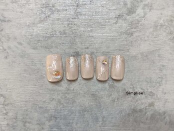 シンプリー ネイルアンドアイラッシュ 祖師谷大蔵店(Simpliee Nail&Eyelash)/キラキラネイル
