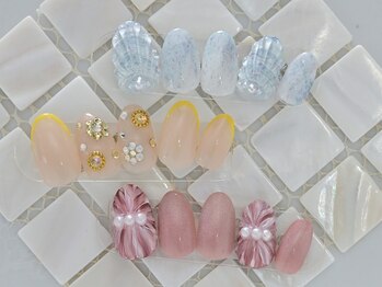 《Lunaspica * nail》デザイン