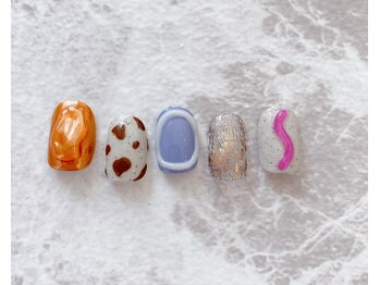 ～色々ＭＩＸニュアンスネイル～