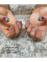 プライベート ネイルサロン マーマ(murmur)/アートラメグラデーション