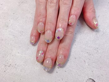 ネイル ビューティーマジック 葛西本店/ゴージャスシェルネイル