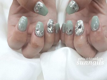 サンネイルズ(sun nails)/6本アート