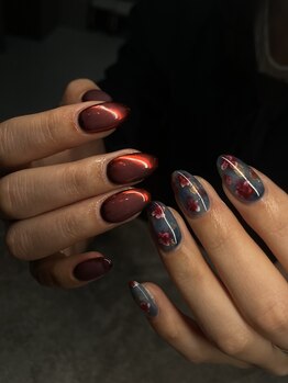 ラ リエート 本川越店(La lieto)/ニュアンス×花×ミラー