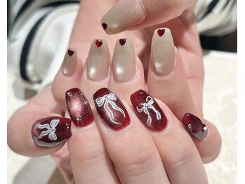 カラン 焼津店(CALIN)/girlyマグネットネイル