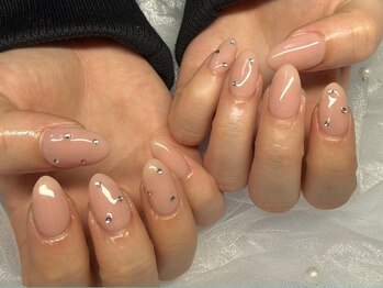 メルシーネイル(merci nail)/ワンカラー★小粒ストーン