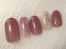 ピンクニュアンスネイル