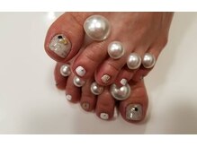 チェリー(Cherry)/【大人のヒョウ柄ネイル】