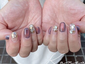 カノアネイルプレイス(KANOA nail place)/シェルタイル×マグネット