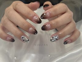 black gradation + 埋めつくし