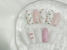 ミリ トウキョウ 恵比寿(mm TOKYO)/小花ネイル(定額９０)リボン(60)