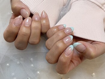 パステルフレンチネイル♪