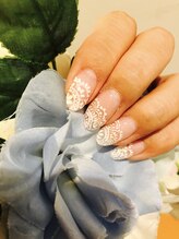 ブリエカドー(Briller Cadeau)/レースネイル×ジェルスカルプ