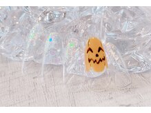 ラルネイル 大宮(Lull. nail)/ジャックオランタン＊ホログラデ