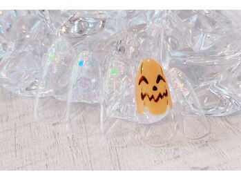 ラルネイル 大宮(Lull. nail)/ジャックオランタン＊ホログラデ