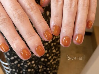 レーヴ 代官山(Reve)/ショートネイル×orange