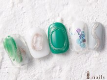 アイネイルズ 横浜WEST店(I-nails)/ぷっくりニュアンス　8000円