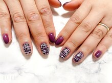 サロン ラーラフ(Salon)/【持ち込み】秋のツイードネイル