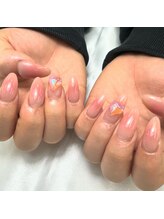 東海最大級ネイルサロン by レディスペネイル 名駅店/チークネイル