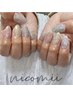 【hand】美フォルム/丁寧な甘皮ケア/フラッシュネイル☆¥5500