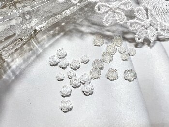 ネオリーブドレスネイルアンドアイラッシュ(Neolive dress nail&eyelash)/薔薇パーツ 2種 【dress】