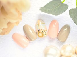 チェック☆くすみヌーディー