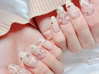 nail salon fiol 【フィオル】持ち込み/長さだし/フィルインの写真/《何回でも付け替えオフ無料》9～23時まで営業◎スピーディかつ再現性の高さが人気♪[7月移転OPEN/大通]