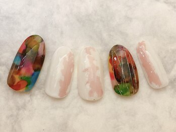 ネイルサロン ウィル 恵比寿(will)/垂らしこみインクアート