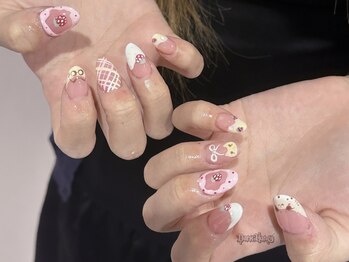 ダークハニー 原宿店(Dark Honey)/スイートいちごネイル