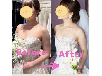 ボディキュア ブライダル美容整体 大阪梅田/デコルテ映えで魅力UP!/関西