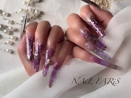 クリア×ホロ☆デザインスカルプ