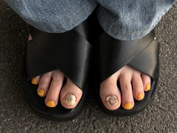 リリーミュウ(Lily MIU)の写真/初めての方やお仕事上ハンドが出来ない方にもオススメです♪フットネイルだからこそできるデザインも◎