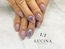 C-261 紫陽花ネイル