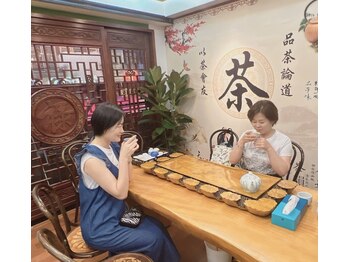 熙金 九龍SPA/休憩場所、ゆっくりお茶を飲める