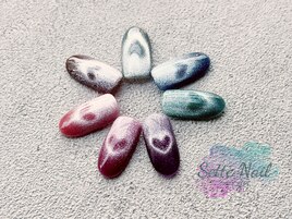 ハートマグネットネイル