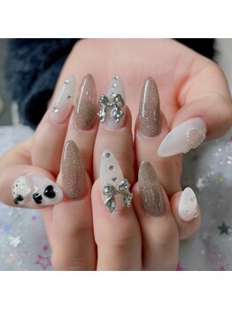 クイーンズビューティーサロン 新宿本店(Queen's beauty salon)/チップ長さだし定額コース