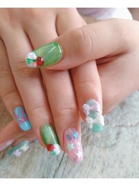 夏ネイル