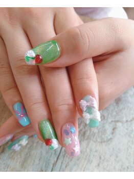爪工房 コォム(kam)/夏ネイル