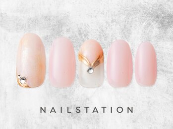 ネイルステーション ルミネ新宿1店(NAIL STATION)/シンプルネイル/パラジェル