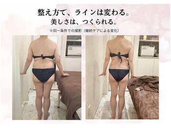 えすてさろん ケイアンドエフ(k&f)の写真/【創業24年】整え方で、ラインは変わる。身体を見てつくる、本格サイズダウン&ボディメイク
