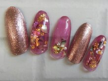 ネイルサロンセレーネ(Selene)/クリアボルドーネイル