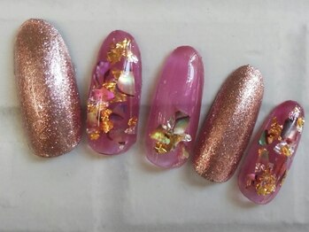 ネイルサロンセレーネ(Selene)/クリアボルドーネイル