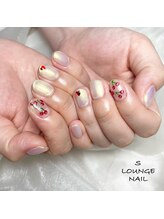 エスラウンジネイル(S LOUNGE NAIL)/さくらんぼネイル