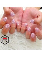 東海最大級ネイルサロン by レディスペネイル 名駅店/ハートリボン定額ネイル！