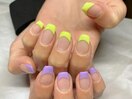 フレンチネイル/カラグラネイル