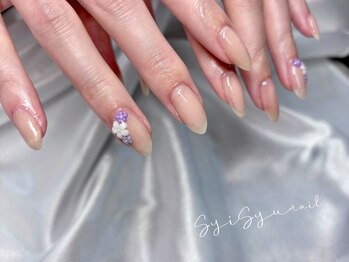 ネイルアンドアイラッシュ シシュ なんば本店(nail&eyelash SyiSyu)/シンプルアート